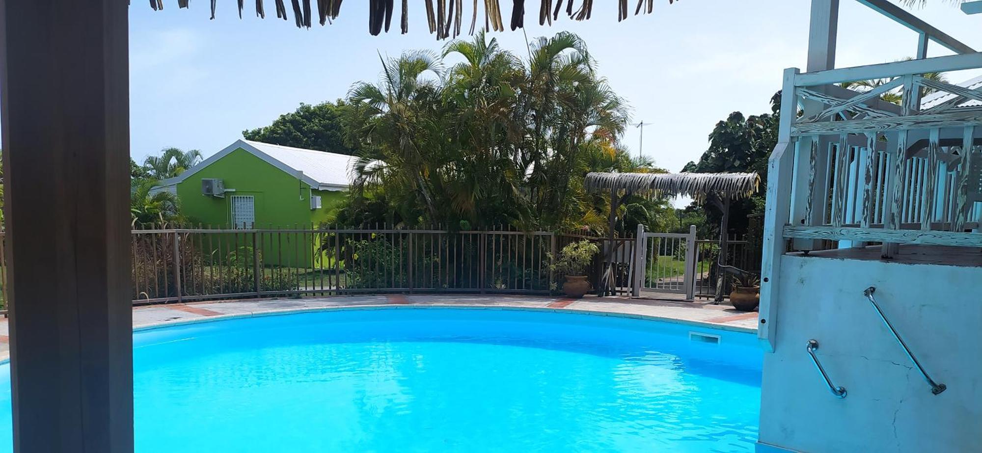Bungalow La Papaye Bleue Residence Acces Piscine & Plage 생프랑수아 외부 사진