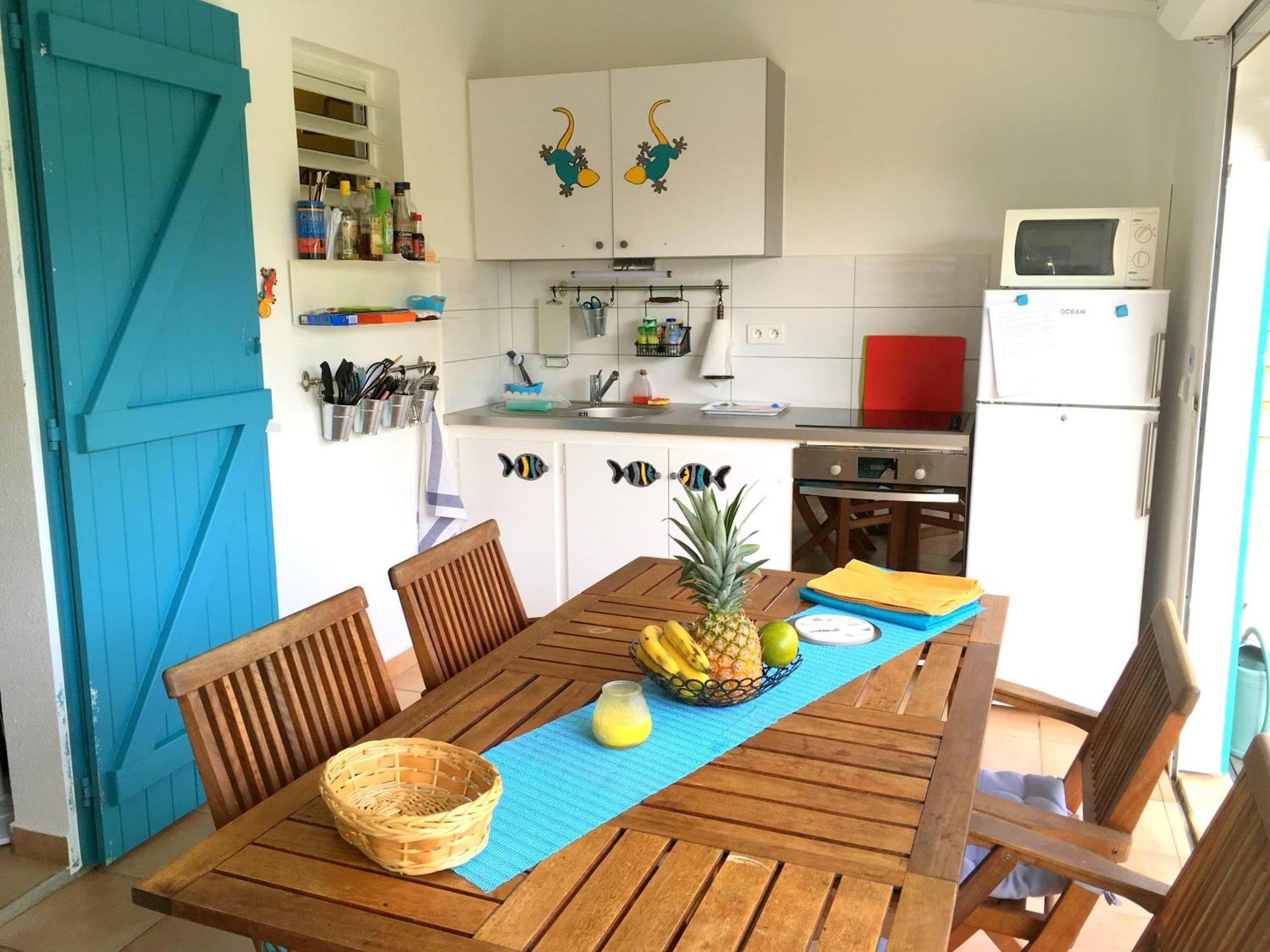 Bungalow La Papaye Bleue Residence Acces Piscine & Plage 생프랑수아 외부 사진