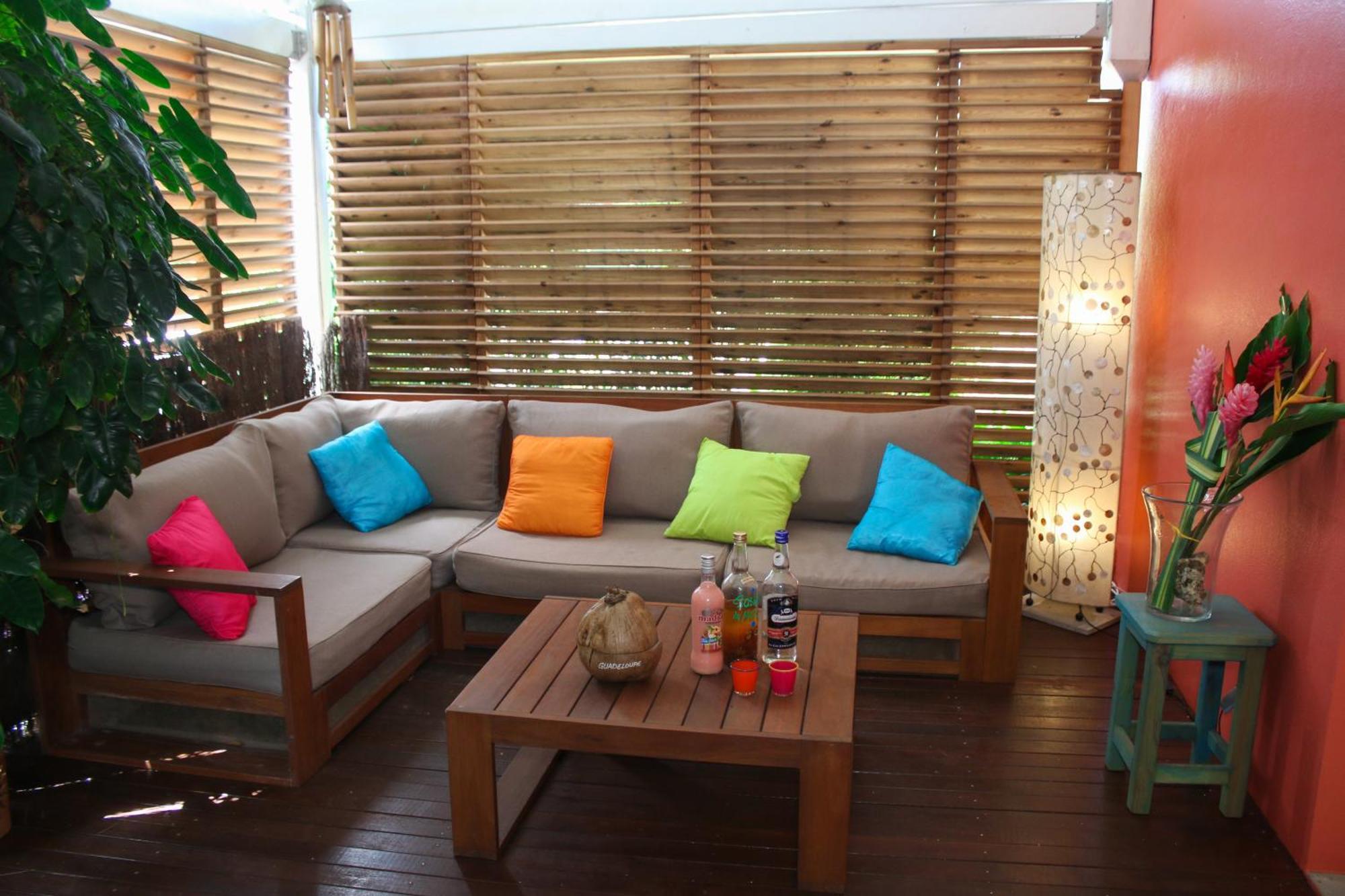 Bungalow La Papaye Bleue Residence Acces Piscine & Plage 생프랑수아 외부 사진